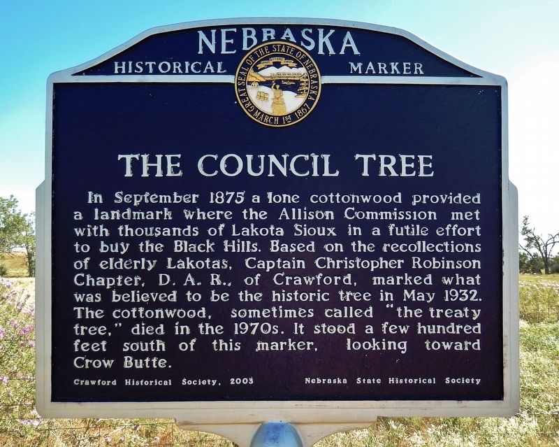 The Council Tree Marker image. Click for full size.