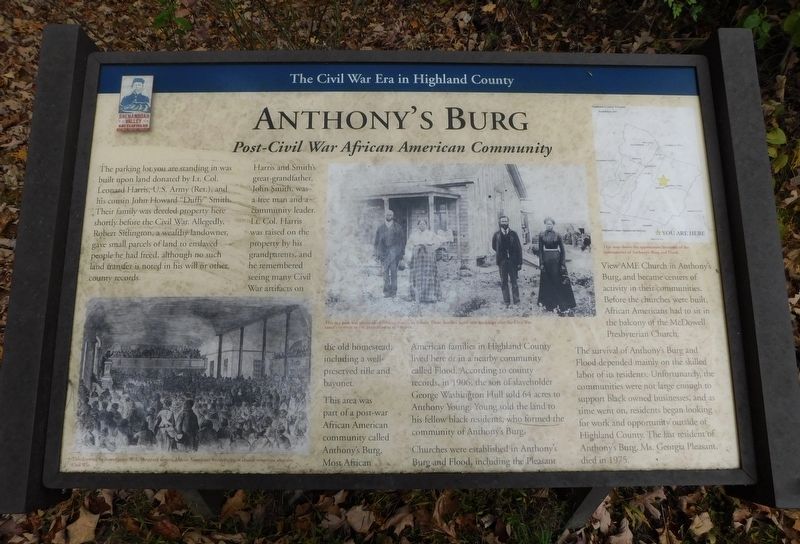 Anthony's Burg Marker image. Click for full size.