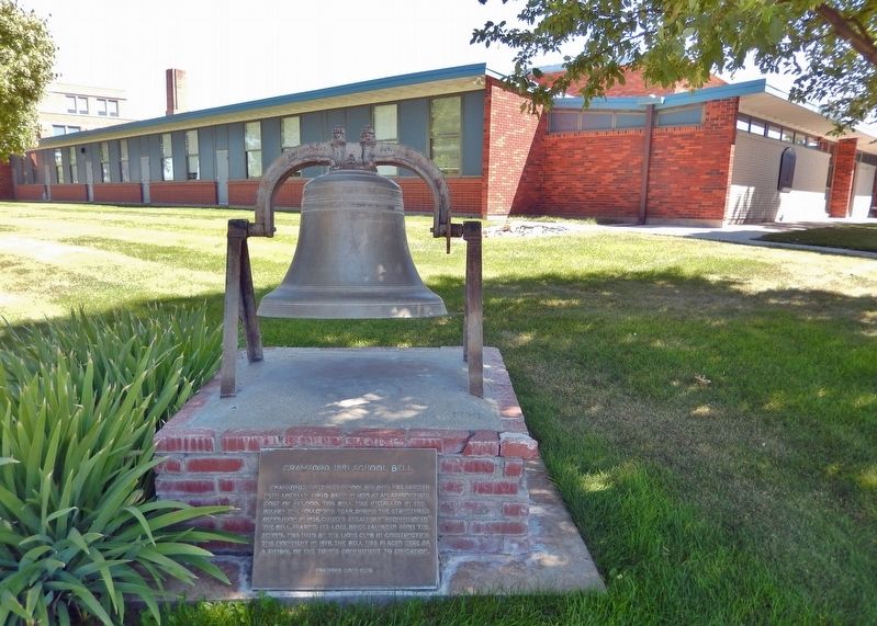 Crawford 1891 School Bell Marker image. Click for full size.