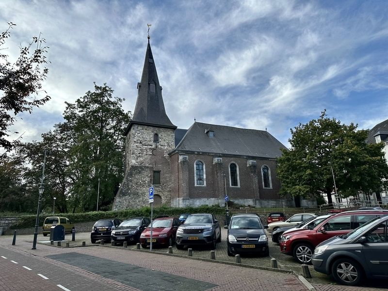 Nederlands Hervormde Kerk / Dutch Reformed Church Marker - side view image. Click for full size.