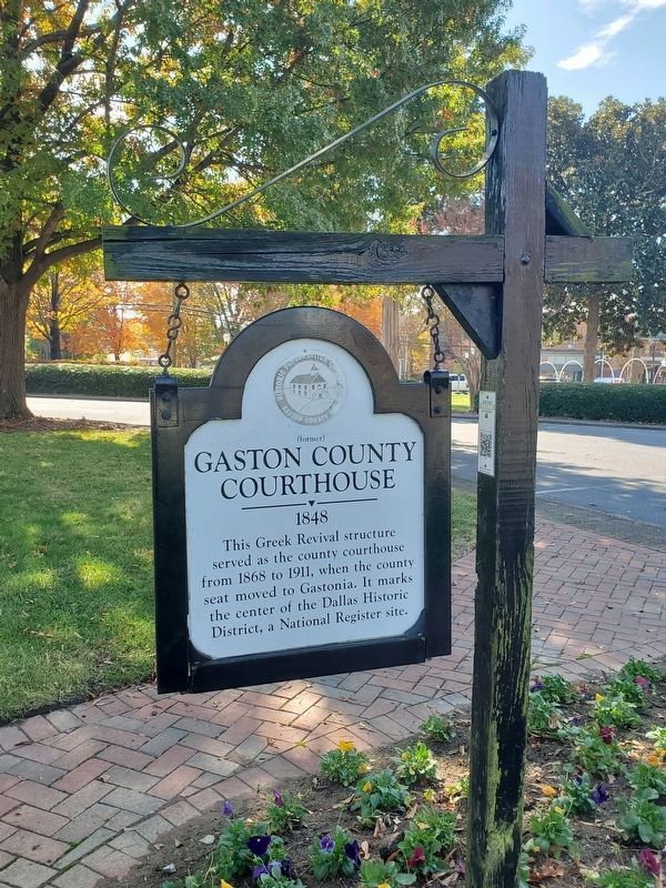 Gaston County Courthouse (former) Marker. Click for full size. Gaston County Courthouse (former) Marker image. Click for full size.