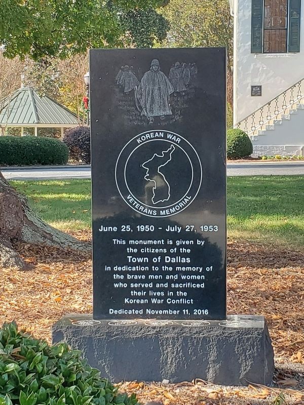 Korean War Veterans Memorial Marker image. Click for full size.