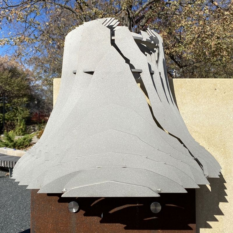 Sculpture of Old Central Bell image. Click for full size.