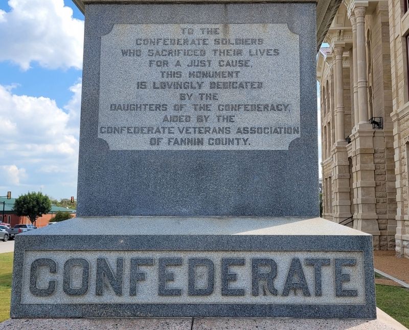 Fannin County Confederate Memorial image. Click for full size.