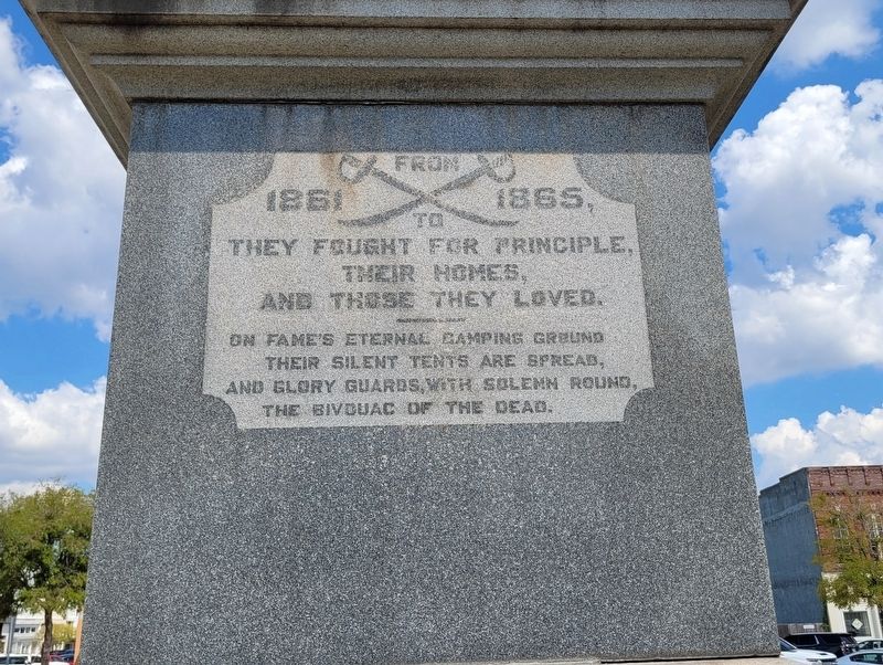 Fannin County Confederate Memorial - Panel 2 image. Click for full size.