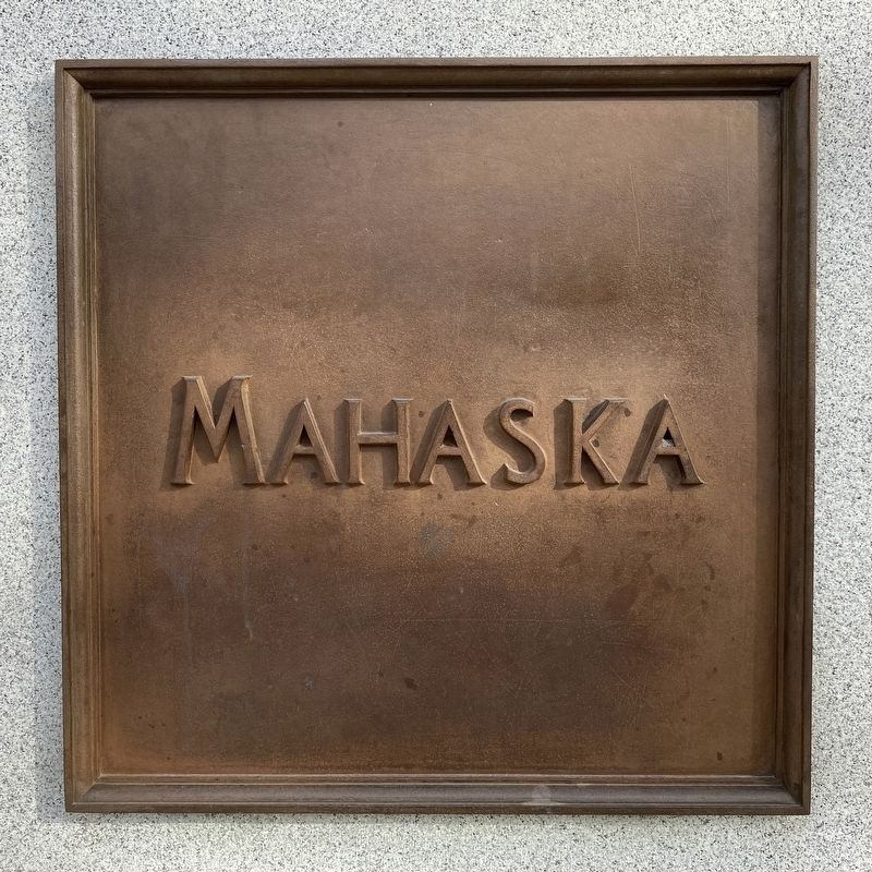 Mahaska, West Side Marker image. Click for full size.