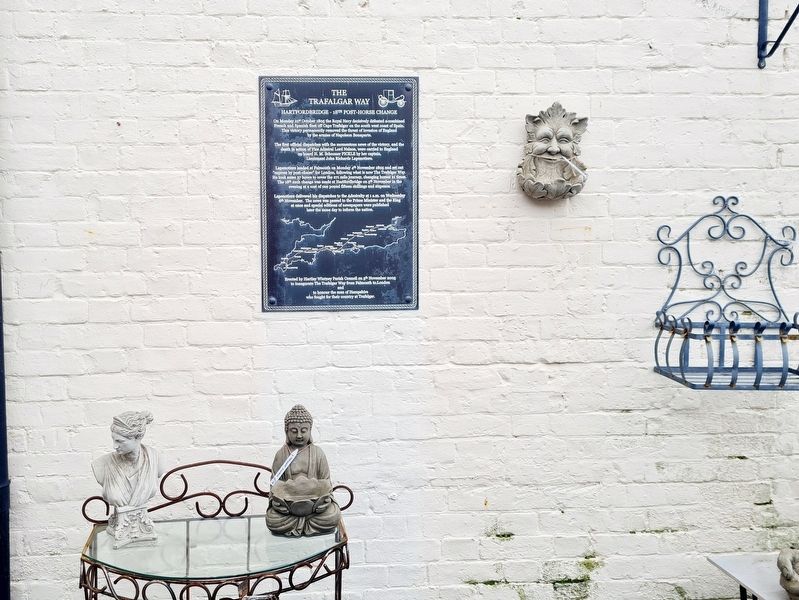 The Trafalgar Way Marker. Click for full size. The Trafalgar Way Marker image. Click for full size.