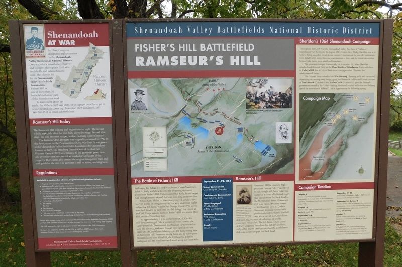 Ramseur's Hill Marker image. Click for full size.