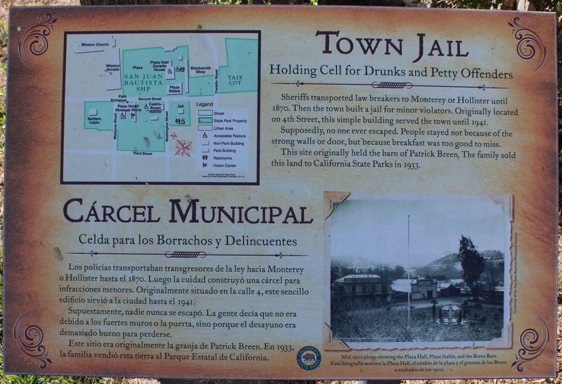 Town Jail Marker image. Click for full size.