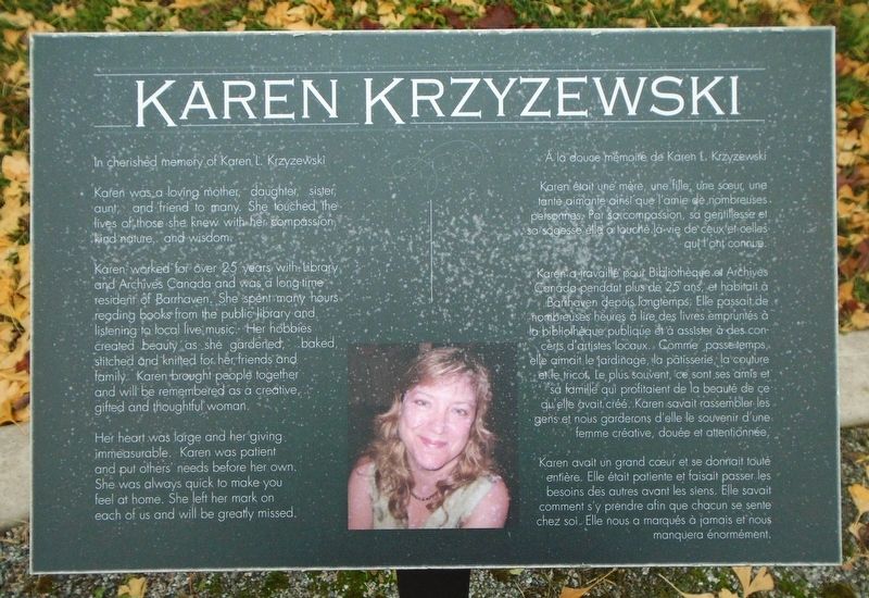 Karen Krzyzewski Marker image. Click for full size.