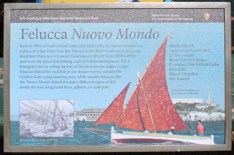 Felucca <i>Nuovo Mondo</i> Marker image. Click for full size.