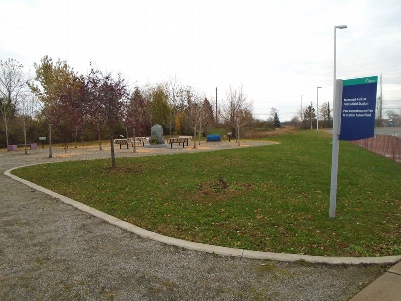 Memorial Park at Fallowfield Station image. Click for full size.