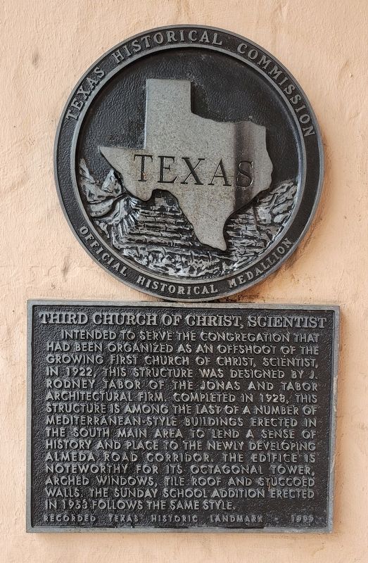 Third Church of Christ, Scientist Marker image. Click for full size.