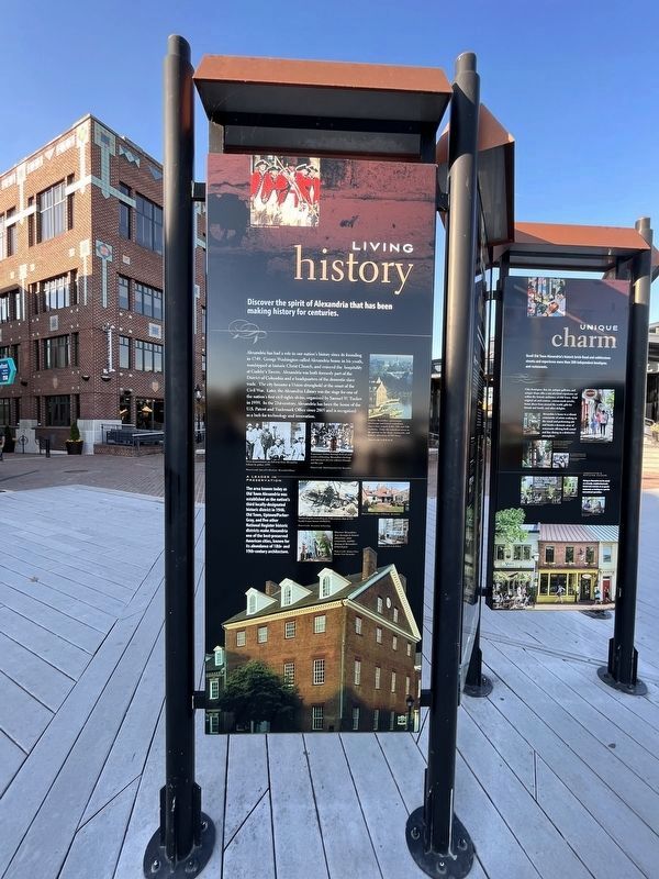 Living History panel of the marker image. Click for full size.