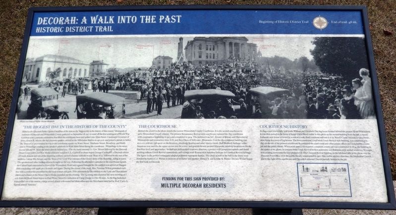 "The Biggest Day in the History of the County" Marker image. Click for full size.