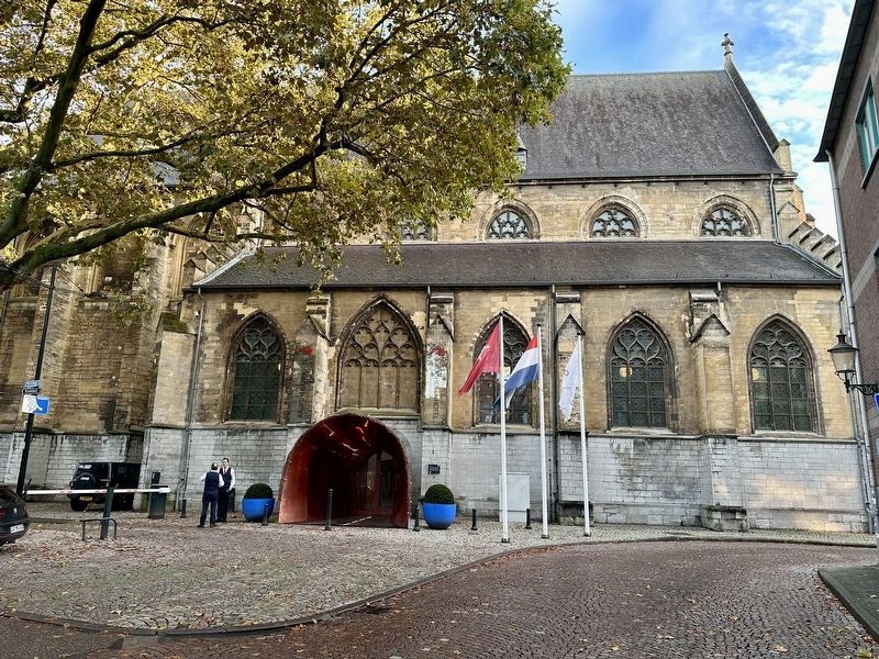 Kruisherenkerk / Order of the Holy Cross Church Marker - wider view image. Click for full size.