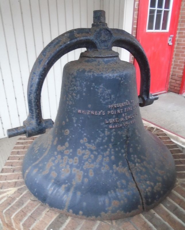 Whitney Point Fire Bell image. Click for full size.