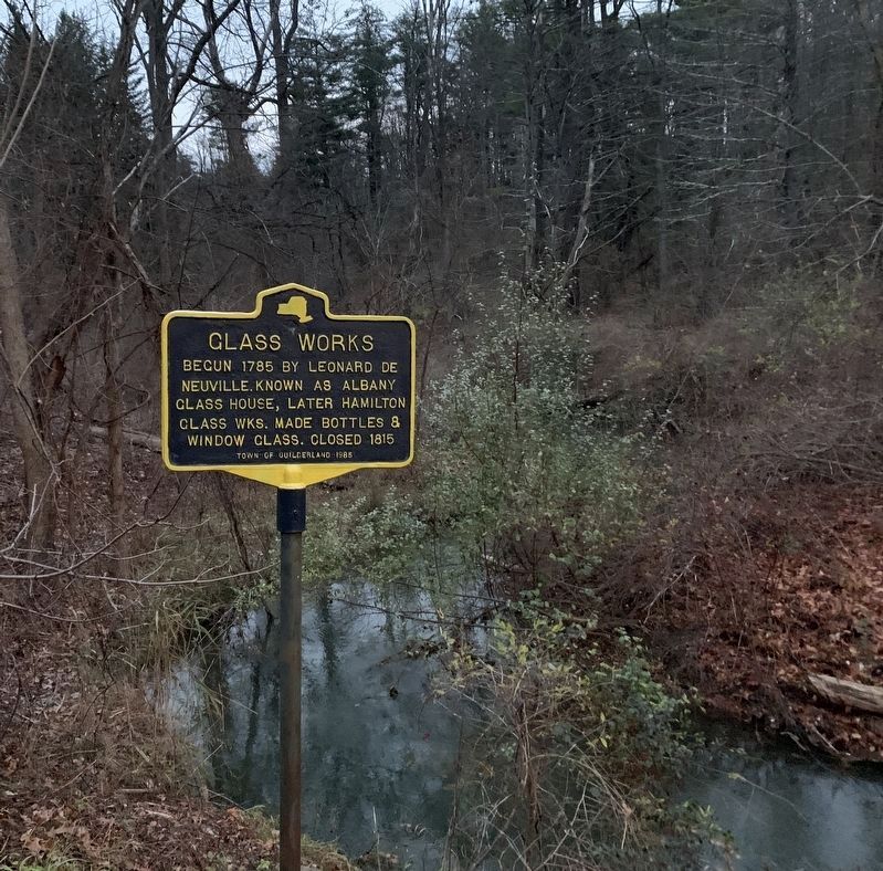 Glass Works Marker - now refurbished. Click for full size. Glass Works Marker - now refurbished image. Click for full size.