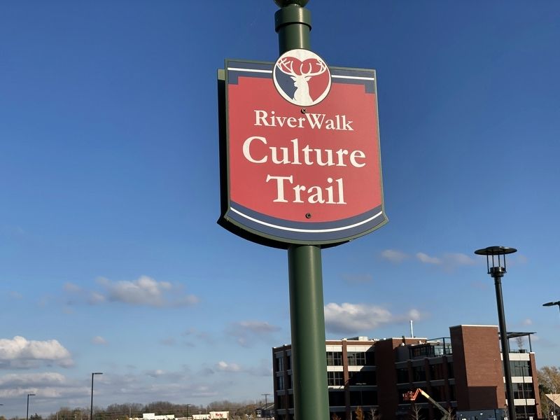 Trail sign where marker is located image. Click for full size.