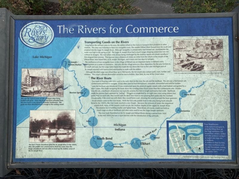 The Rivers for Commerce Marker image. Click for full size.