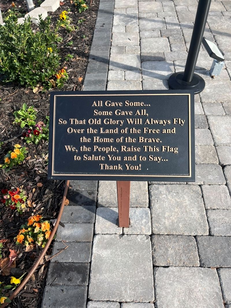 All Gave Some.... Some Gave All Marker. Click for full size. All Gave Some.... Some Gave All Marker image. Click for full size.