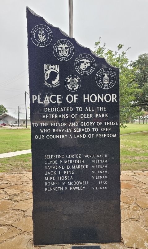 Place of Honor Marker image. Click for full size.