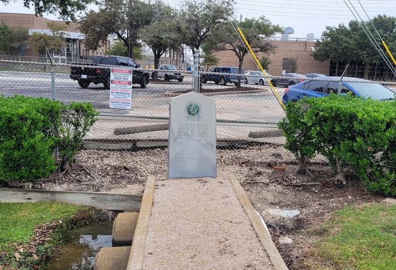 Texan Army Crossing of Buffalo Bayou Marker image. Click for full size.