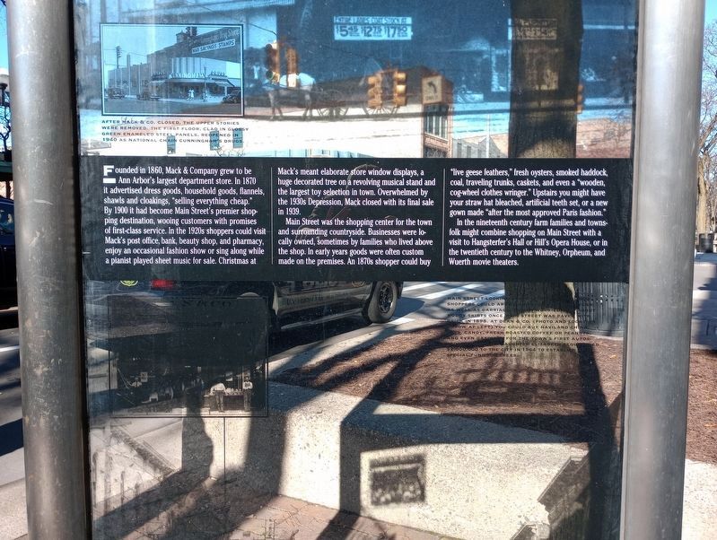 The Main Street Shopping Experience Marker. Click for full size. The Main Street Shopping Experience Marker image. Click for full size.