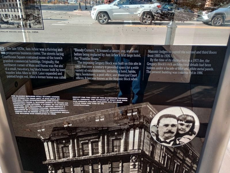 Architecture & Business on Courthouse Square Marker image. Click for full size.