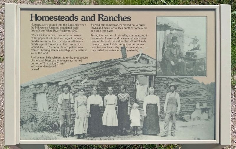 Homesteads and Ranches Marker image. Click for full size.