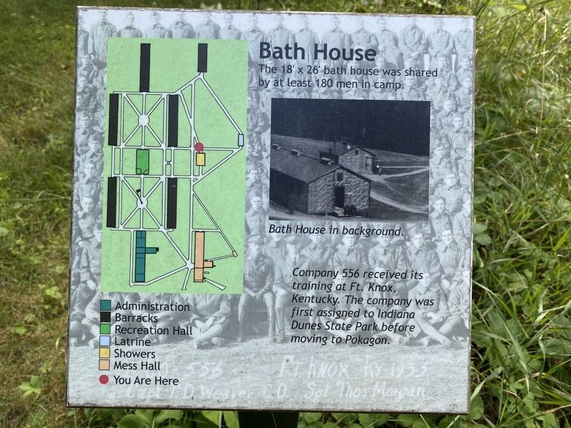 Bath House Marker image. Click for full size.