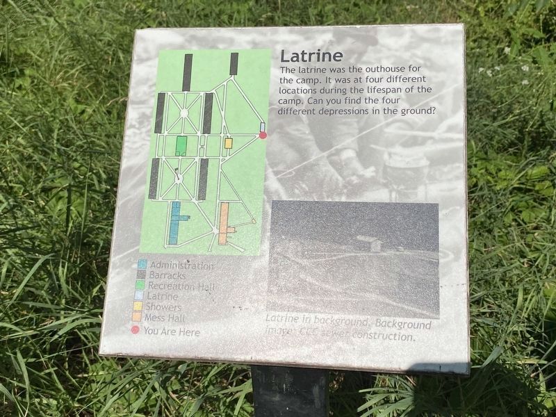 Latrine Marker image. Click for full size.