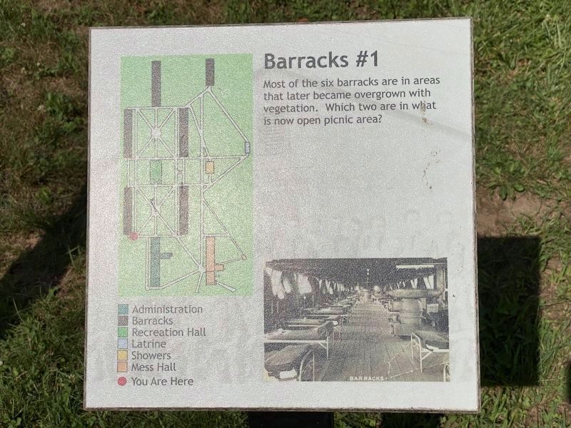 Barracks #1 Marker image. Click for full size.