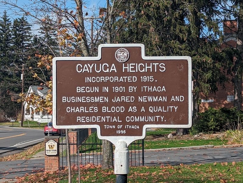 Cayuga Heights Marker image. Click for full size.