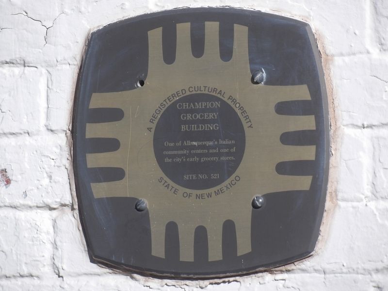 Champion Grocery Building Marker. Click for full size. Champion Grocery Building Marker image. Click for full size.