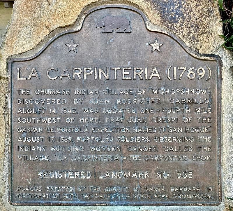 La Carpinteria Marker image. Click for full size.