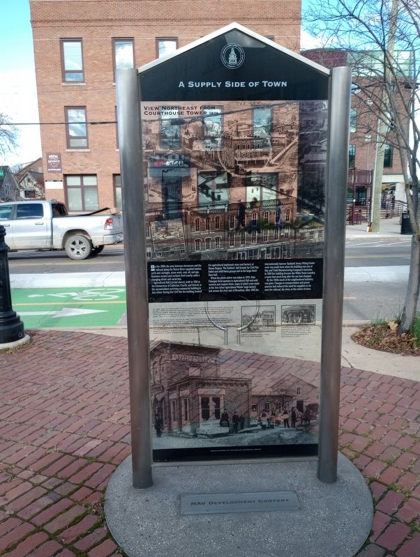 A Supply Side of Town Marker. Click for full size. A Supply Side of Town Marker image. Click for full size.