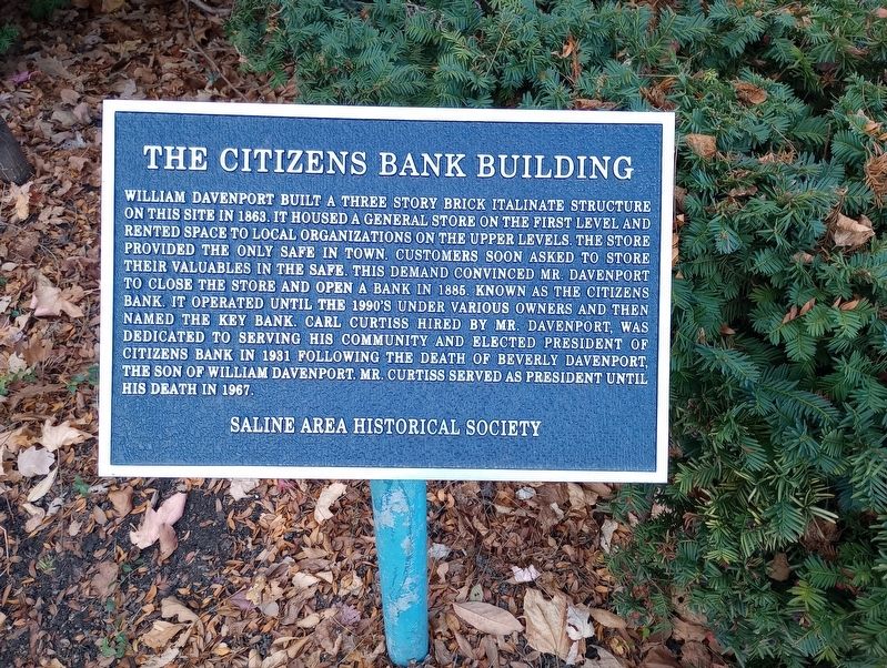 The Citizens Bank Building Marker image. Click for full size.