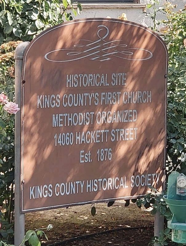 Kings County’s First Church Marker. Click for full size. Kings County’s First Church Marker image. Click for full size.