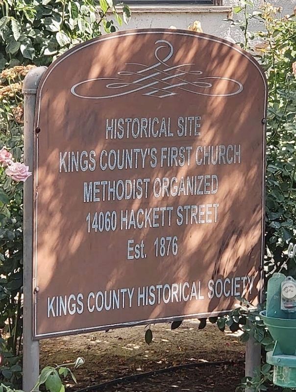 Kings Countys First Church Marker image. Click for full size.