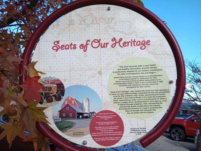 Seats of Our Heritage Marker image. Click for full size.
