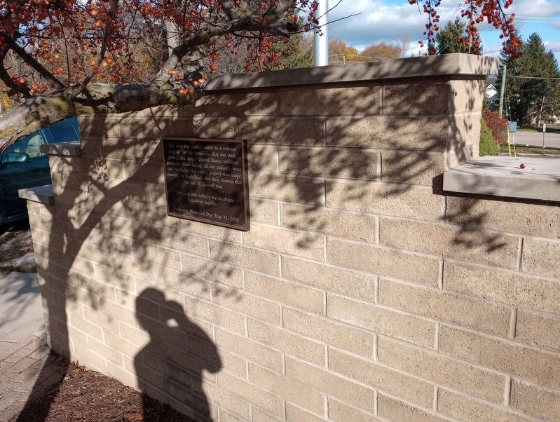 In Memory Of All American Veterans Marker. Click for full size. In Memory Of All American Veterans Marker image. Click for full size.