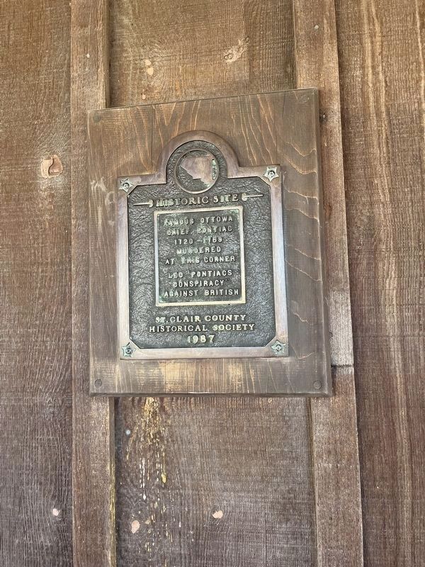 Famous Ottowa Chief, Pontiac Marker. Click for full size. Famous Ottowa Chief, Pontiac Marker image. Click for full size.