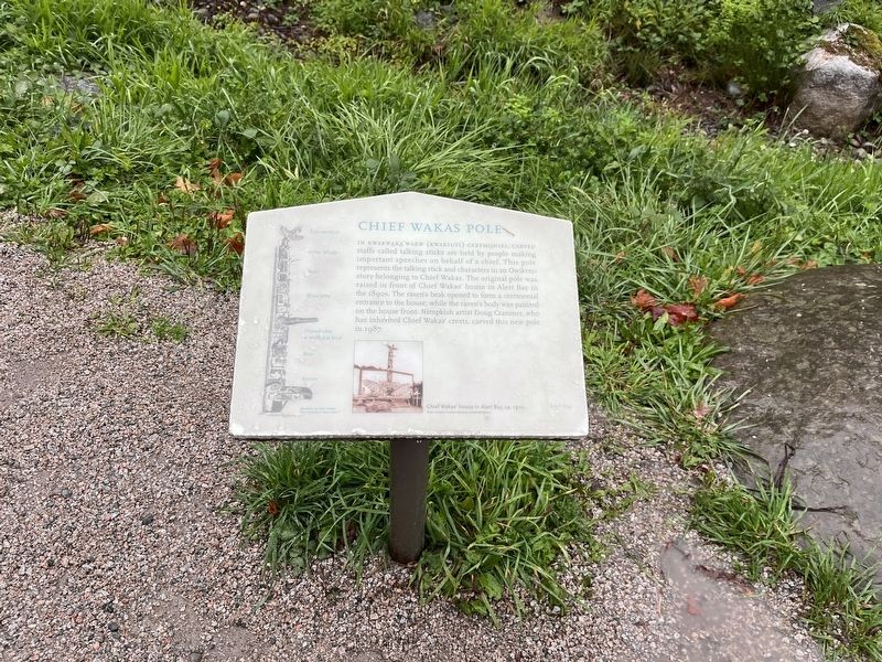Chief Wakas Pole Marker image. Click for full size.