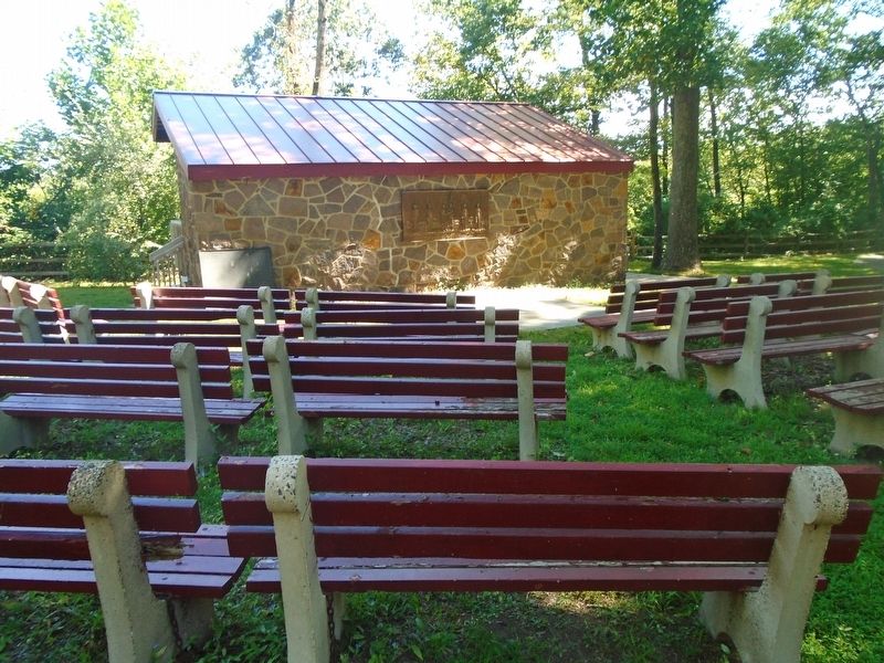 29th Infantry Division Memorial Pavilion and Marker image. Click for full size.