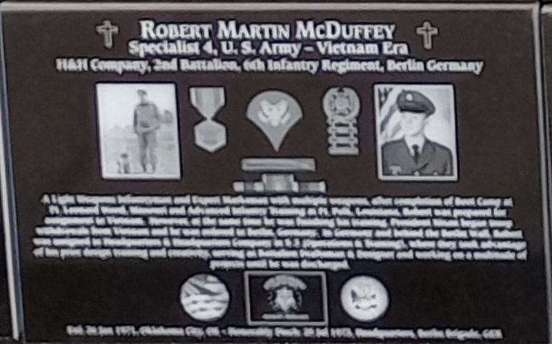 Robert Martin Mcduffey Marker image. Click for full size.