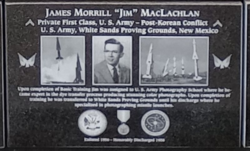 James Morrill "Jim" Maclachlan Marker image. Click for full size.