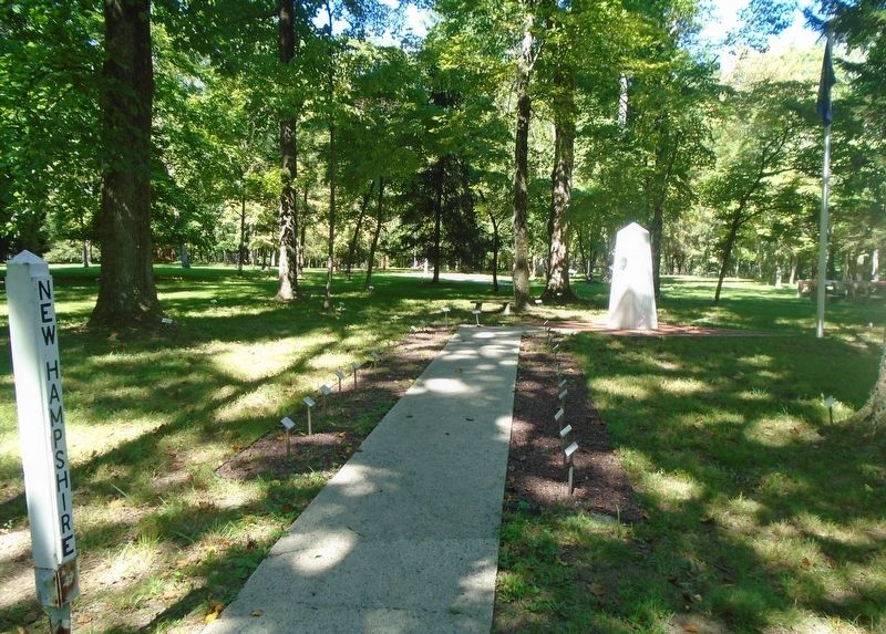 New Hampshire Medal of Honor Recipients Memorial Plaza image. Click for full size.