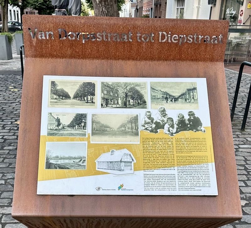 Von Dorpsstraat tot Diepstraat / From Dorpsstraat to Diepstraat Marker image. Click for full size.