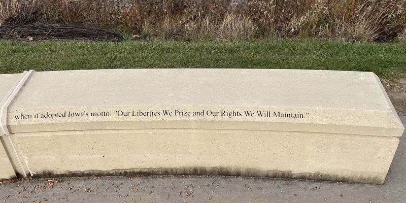 Shattering Silence Marker, Section 16 image. Click for full size.